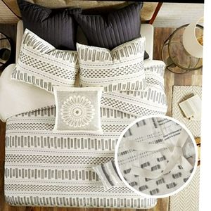 INK+IVY Full/Queen 3 Pieces Duvet Cover Set